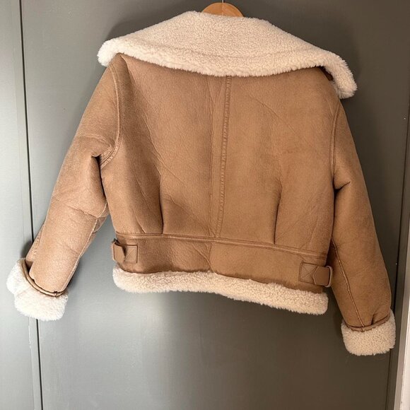 Mango Women's Tan and Cream Coat - Picture 2 of 8